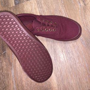 Maroon vans